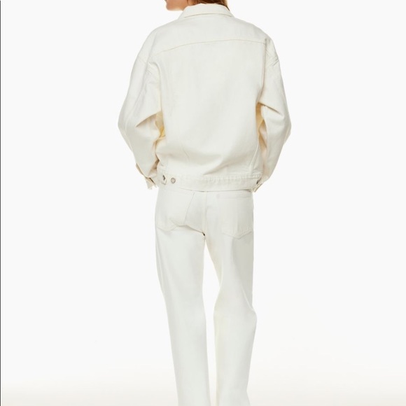 Aritzia - Denim Forum ‘The Ali’ Denim Jacket - white, small - Picture 6 of 6
